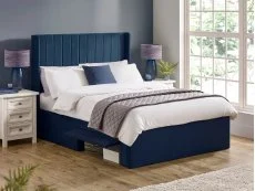 Julian Bowen Julian Bowen Leila Blue Fabric Bed Frame