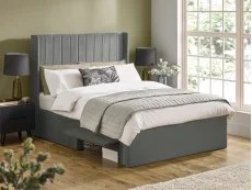 Julian Bowen Julian Bowen Leila Grey Fabric Bed Frame