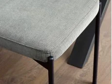 Julian Bowen Julian Bowen Leonie Grey Fabric Dining Bench