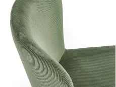 Julian Bowen Julian Bowen Leonie Green Fabric Set of 2 Dining Chairs