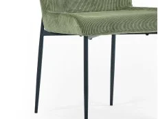 Julian Bowen Julian Bowen Leonie Green Fabric Set of 2 Dining Chairs