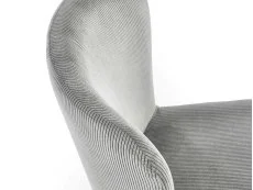 Julian Bowen Leonie Grey Fabric Set of 2 Dining Chairs Julian Bowen Leonie Grey Fabric Set of 2 Dining Chairs