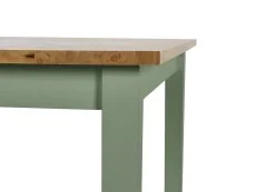 Julian Bowen Julian Bowen Linwood 114cm Green and Oak Dining Table