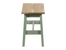 Julian Bowen Julian Bowen Linwood 95cm Green and Oak Dining Bench