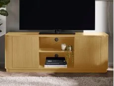 Julian Bowen Julian Bowen Louis Oak 2 Door Wooden TV Unit