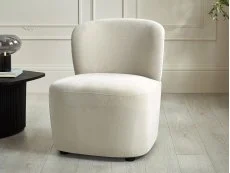 Julian Bowen Lunetta Beige Fabric Armchair Julian Bowen Lunetta Beige Fabric Armchair