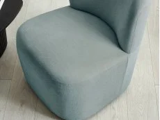 Julian Bowen Lunetta Blue Fabric Armchair Julian Bowen Lunetta Blue Fabric Armchair