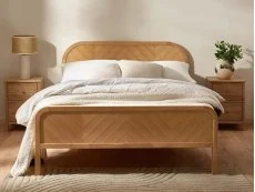 Julian Bowen Julian Bowen Milo Oak Wooden Bed Frame