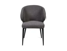 Julian Bowen Julian Bowen Marcus Dark Grey Fabric Set of 2 Dining Chairs