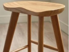 Julian Bowen Julian Bowen Mulu Oak Wooden Bar Stool