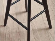 Julian Bowen Julian Bowen Mulu Black Wooden Bar Stool