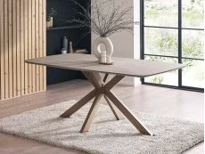 Julian Bowen Julian Bowen Noah 180cm Taupe Wooden Dining Table