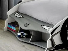 Julian Bowen Julian Bowen Storm White Racer Car Bed Frame