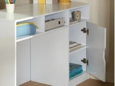 Julian Bowen Julian Bowen Vision White Wooden High Sleeper Bed