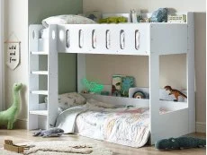 Julian Bowen Julian Bowen Vision White Wooden Bunk Bed Frame