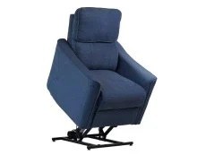 PICK4U PICK4U Balmoral Dual Motor Blue Fabric Riser Recliner Chair