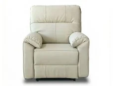 PICK4U PICK4U Knightsbridge Dual Motor Cream Leather Riser Recliner Chair