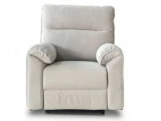 PICK4U PICK4U Knightsbridge Dual Motor Dark Cream Fabric Riser Recliner Chair