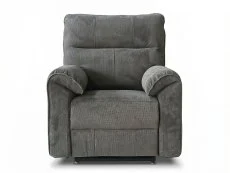 PICK4U PICK4U Knightsbridge Dual Motor Dark Grey Fabric Riser Recliner Chair