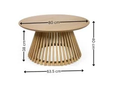 Julian Bowen Julian Bowen Ollie Oak Wooden Coffee Table