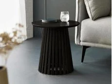 Julian Bowen Julian Bowen Ollie Black Wooden Lamp Table