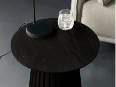 Julian Bowen Ollie Black Wooden Lamp Table Julian Bowen Ollie Black Wooden Lamp Table