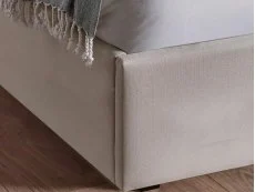Julian Bowen Julian Bowen Aylen Cream Fabric Ottoman Bed Frame