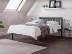 Julian Bowen Luna Anthracite Grey Wooden Bed Frame Julian Bowen Luna Anthracite Grey Wooden Bed Frame