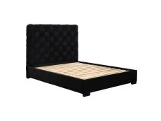 LPD LPD Pasadena Black Fabric Bed Frame