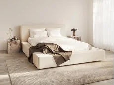LPD LPD Soho White Clay Fabric Bed Frame