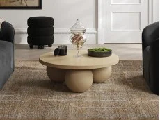 LPD LPD Kenji Calico Wooden Coffee Table (Assembled)