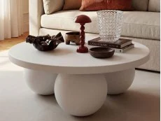 LPD LPD Kenji White Wooden Coffee Table (Assembled)