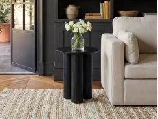 LPD LPD Lane Black Wooden Lamp Table