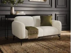 LPD LPD Larsa Calm Sherpa Fabric 2 Seater Sofa