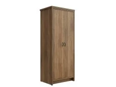GFW Clearance - GFW Boston Knotty Oak Effect 2 Door Double Wardrobe