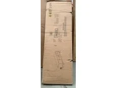 Julian Bowen Clearance - Julian Bowen Bali Grey Oak 1 Door 2 Drawer TV Cabinet