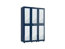 ASC ASC Venice Gloss 3 Door Mirrored Triple Wardrobe (Assembled)