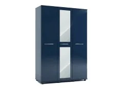 ASC ASC Venice Gloss 3 Door 1 Mirrored Triple Wardrobe (Assembled)