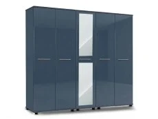 ASC ASC Venice Gloss 5 Door 1 Mirrored Wardrobe (Assembled)