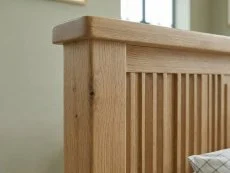 ASC ASC Selkirk Oak Wooden Bed Frame