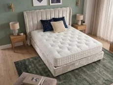 ASC ASC Finley Beige Fabric Ottoman Bed Frame