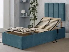 Flexisleep Clearance - Flexisleep Gel Ortho 3ft Single Electric Adjustable Bed in Graceland Silver