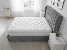ASC ASC Finley Grey Fabric Ottoman Bed Frame