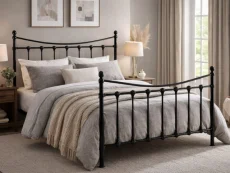 Time Living Time Living Florida Black Metal Bed Frame