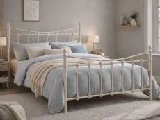 Time Living Time Living Florida Ivory Metal Bed Frame