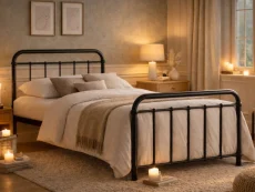 Time Living Time Living Miami Black Metal Bed Frame
