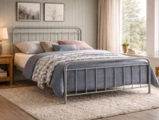 Time Living Time Living Miami Pebble Metal Bed Frame