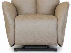 PICK4U PICK4U Windsor Dual Motor Taupe Faux Leather Riser Recliner Chair