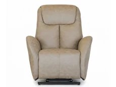 PICK4U PICK4U Windsor Dual Motor Taupe Faux Leather Riser Recliner Chair