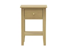 Core Core Henley Oak 1 Drawer Bedside Table